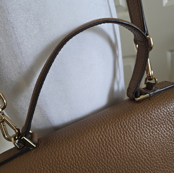 Michael Kors Callie brown crossbody bag - Picture 5 of 12